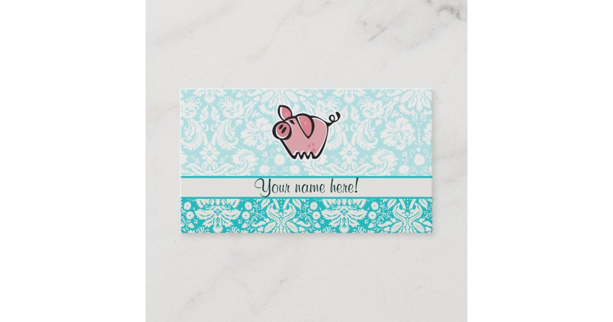 Pig; Cute Business Card | Zazzle.com