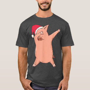 Pig Dabbing Dab Dance Christmas Piglet  T-Shirt