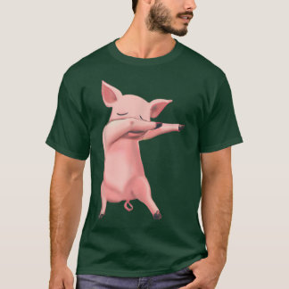 Pig Dabbing Dab Dance Funny Dancing Pig  T-Shirt