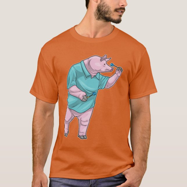 Pig Darts Dart T-Shirt (Front)