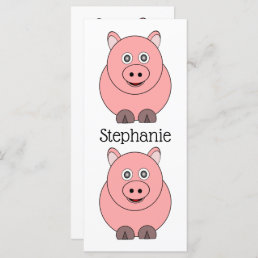 Pig Design Bookmark