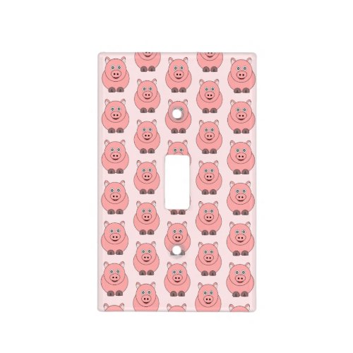 Pig Design Light Switch Cover