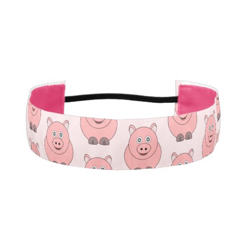 Pig Design Personalised Athletic Headband