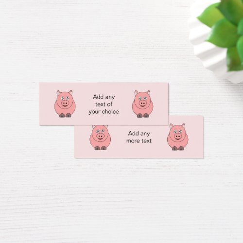 Pig Design Personalised Profile Card