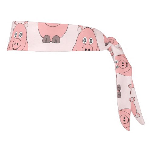 Pig Design Personalised Tie Headband