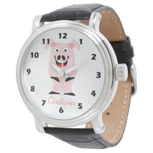 Pig Design Personalised Watch
