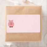 Pig Design Shipping Label