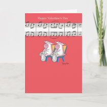 PIG DUET Valentines by Boynton Holiday Card