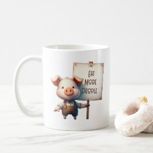 Pig - Eat More People Coffee Mug