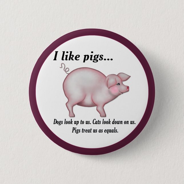 Pig Equality Button (Front)