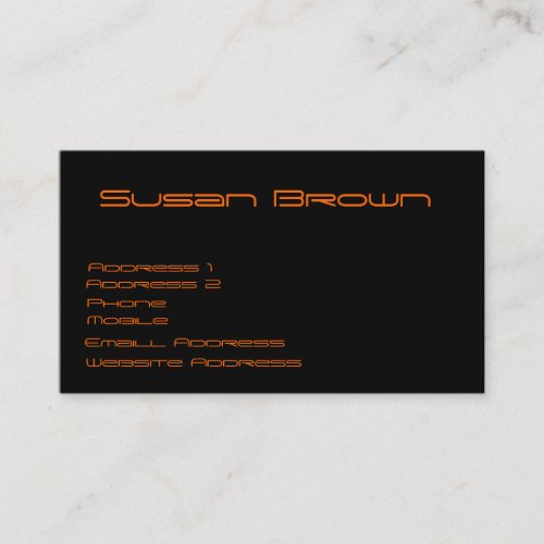 Pig Face Business Cards