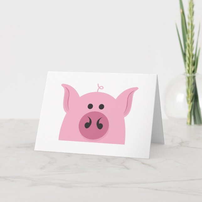Pig Face Card (Front)