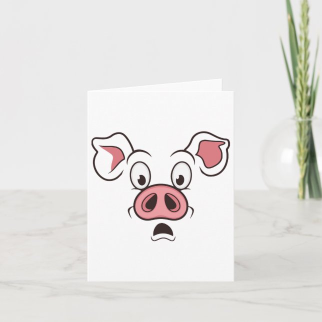 Pig Face Costume  Card (Front)