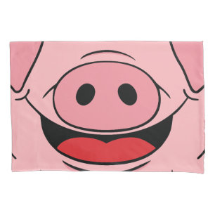 Pig Face Pillow Case