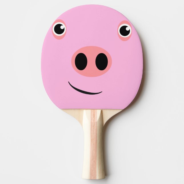 Pig Face Ping-Pong Paddle (Front)