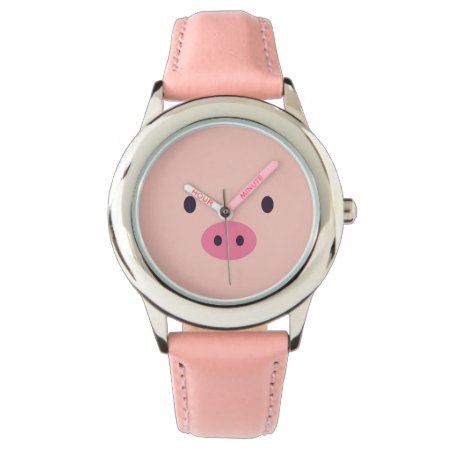 Pig Face Wristwatch