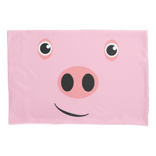 Pig Faced Pillow Case (Front)