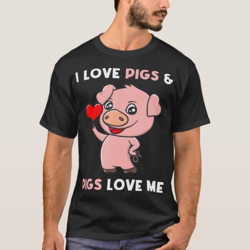 Pig Farm Bacon Pink Piggy T_Shirt