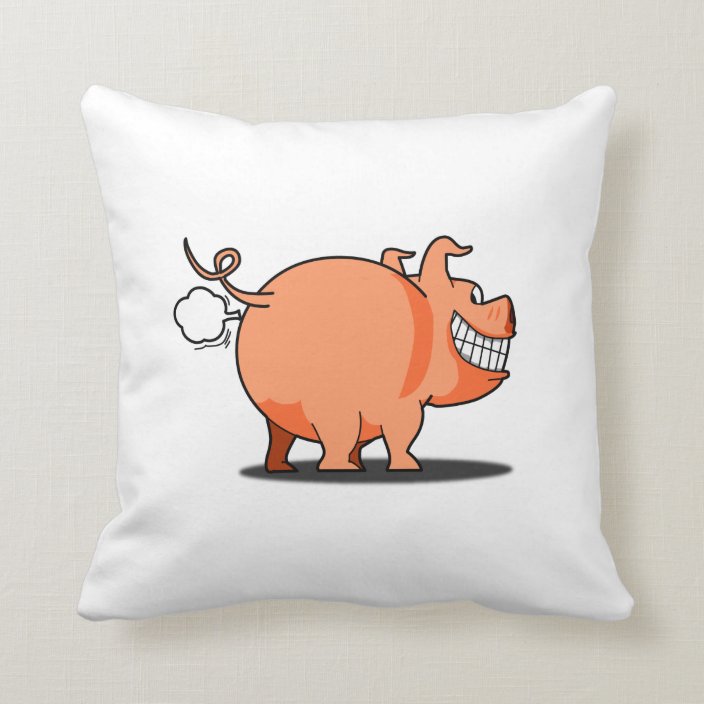 farting hippo pillow