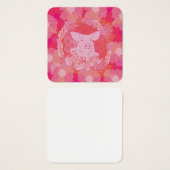 pig,flower of life, blue, mandala,zen,chakra,patt (Front & Back)