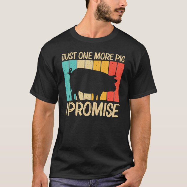   Pig For Men Women Pig Farmer Farm Farming   T-Shirt (Front)