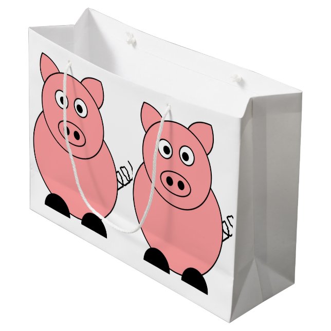 Pig Gift Bag (Front Angled)