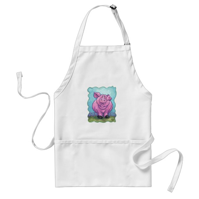 Pig Gifts & Accessories Adult Apron (Front)