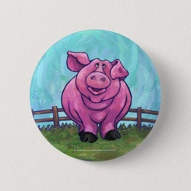 Pig Gifts & Accessories Button (Front)