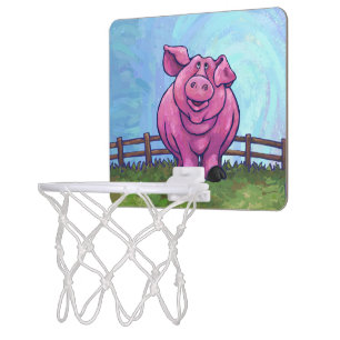 Pig Gifts & Accessories Mini Basketball Hoop