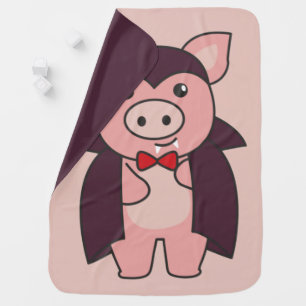 Pig Halloween Cute Devil Vampire Costume Baby Blan Blanket