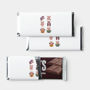 Pig Halloween Devil Pumpkin Vampire Costume Hershey Bar Favors