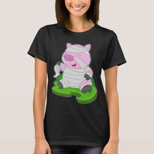 Pig Halloween Mommy T_Shirt