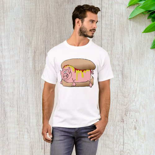 Pig Hot Dog T_Shirt