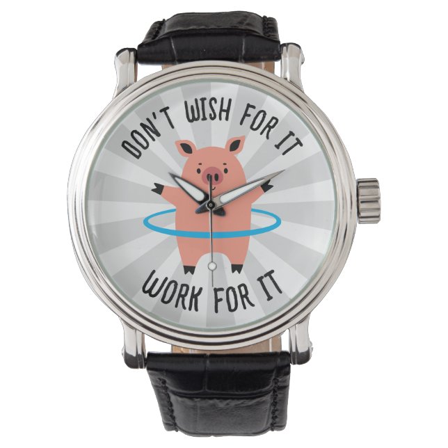 Pig Hula Hoop Watch (Front)