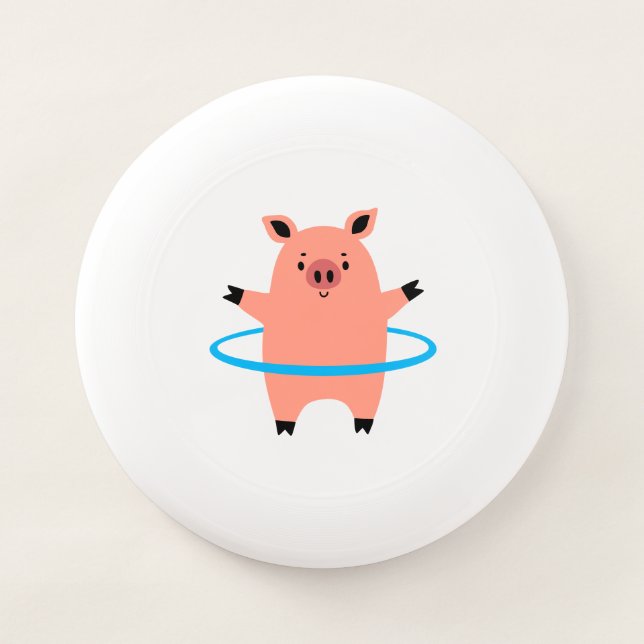 Pig Hula Hoop Wham-O Frisbee (Front)