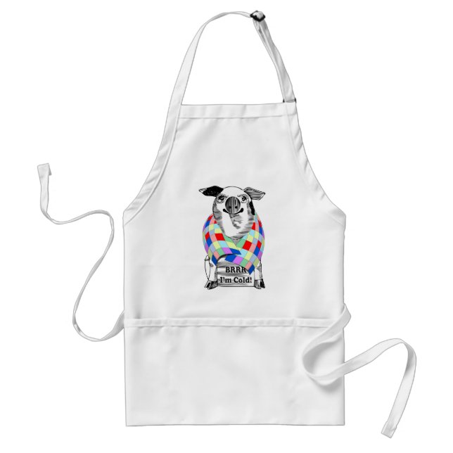 Pig-in-a-Blanket Adult Apron (Front)