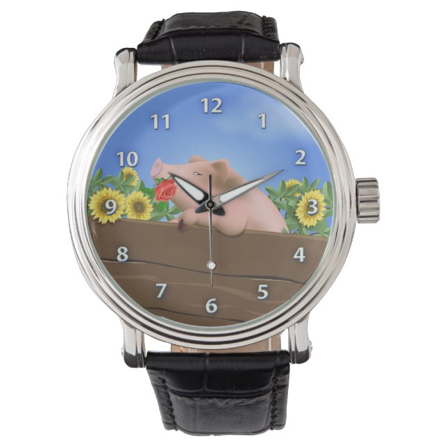 Pig in Pan Watch (Front)