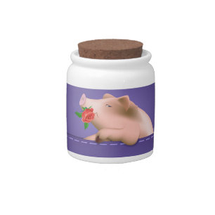 Pig in Pocket Candy Jar