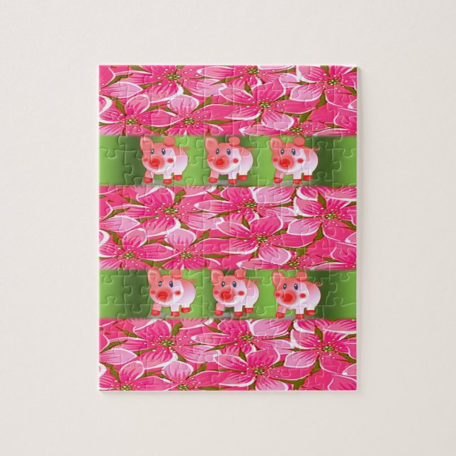Pig Jigsaw Puzzle (Vertical)
