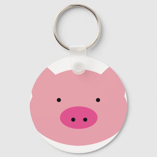 pig keychain (Front)