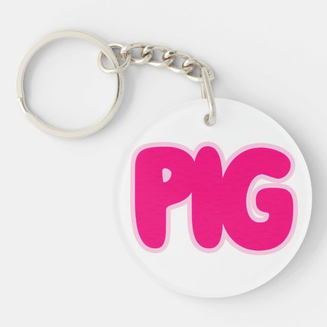Pig Keychain (Front)
