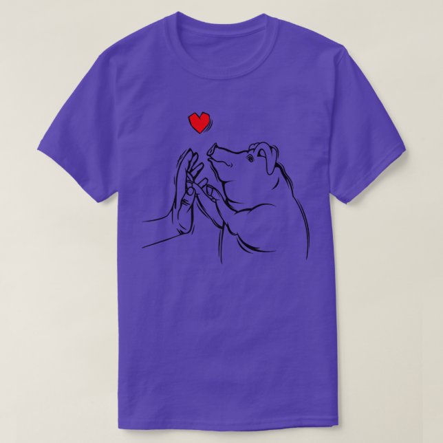 Pig Love Swine Farmer Women Kids Premium4570  T-Shirt (Design Front)