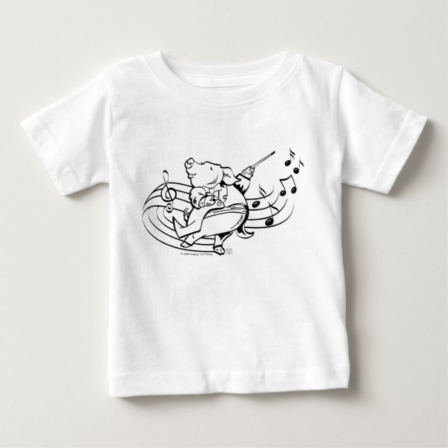 Pig Maestro Baby T-Shirt (Front)