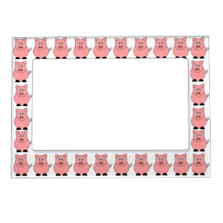 Pig Magnetic Picture Frames | Zazzle