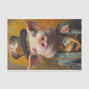 Pig Mania1 Tissue Paper