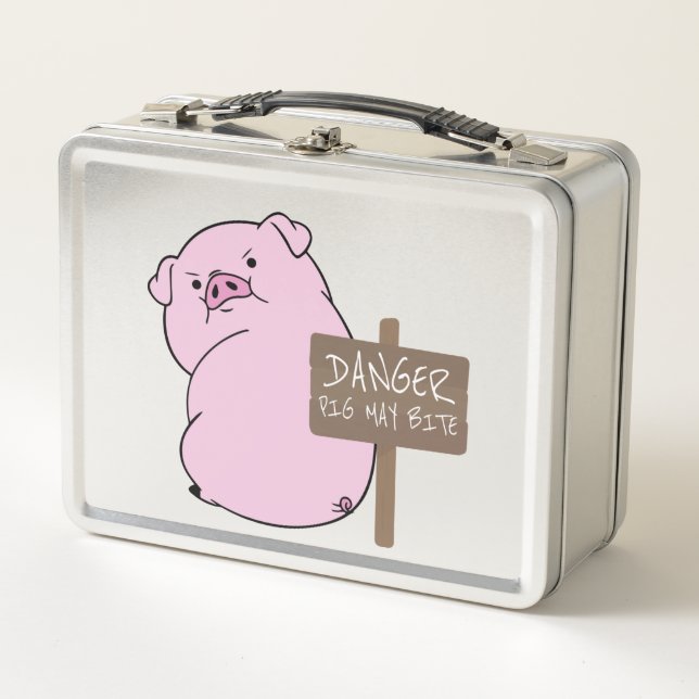 Pig May Bite Lunchbox (Front)