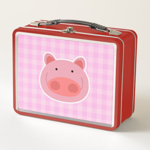 Pig Metal Lunch Box