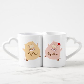 Pig Mom & Dad Matching Mugs by ThePigPen at Zazzle