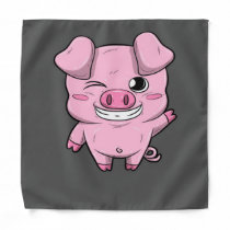 Pig Mom Neckwear | Pig Lover | Gift For Farmers Bandana