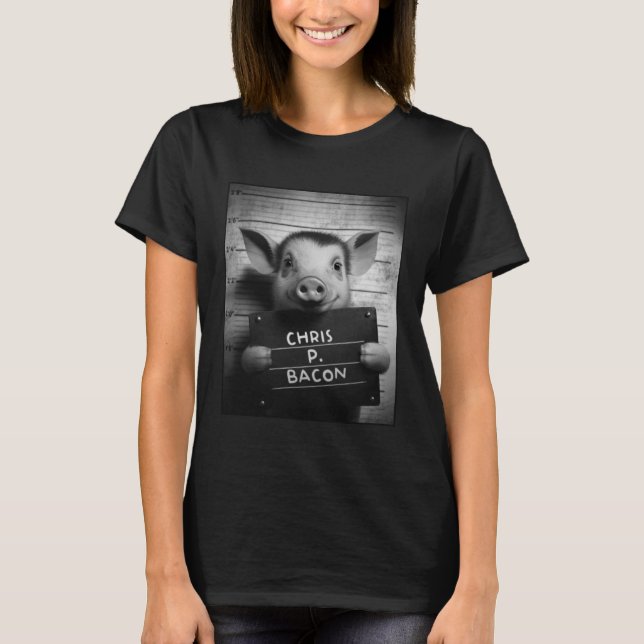 Pig Mugshot  Pig Mugshot T-Shirt (Front)